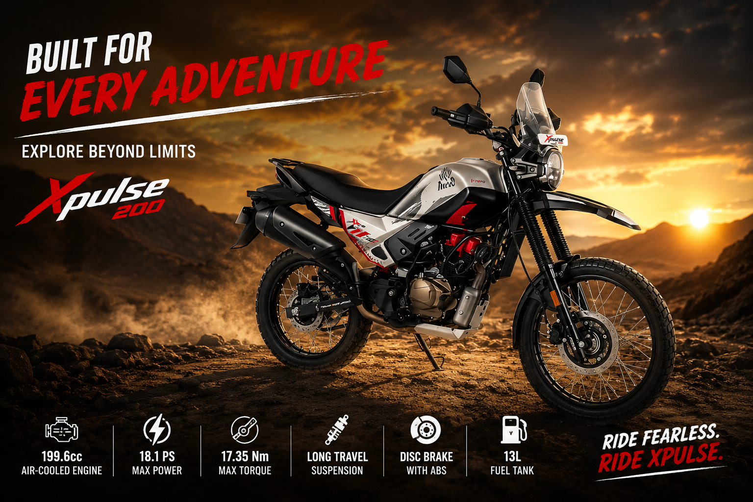 Hero XPulse 200 4V Pro Dakar Edition Price in India