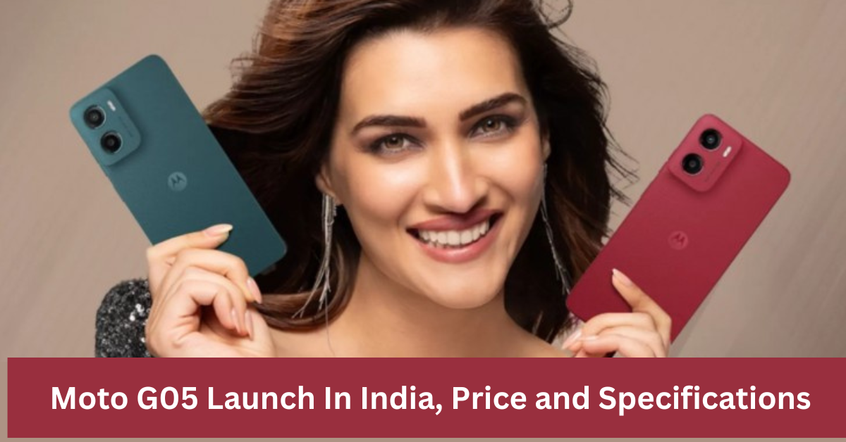 Moto G05 Launch In India, Price and Specifications