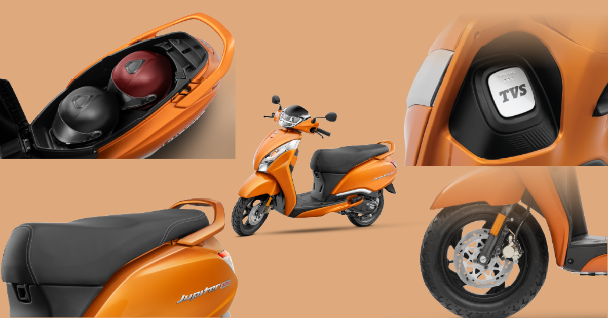 2025 TVS Jupiter 125 हार्डवेयर और स्पेसिफिकेशन