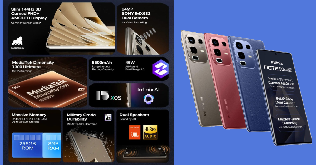 Infinix Note 50s 5G+ Specifications 