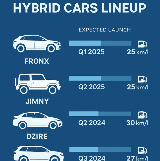 Maruti Upcoming Hybrid Cars Launch Timeline & Mileage