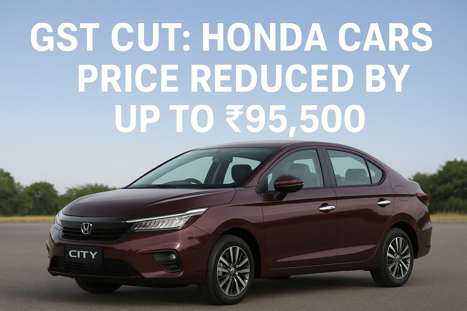 Honda Cars Price After GST Cut 2025