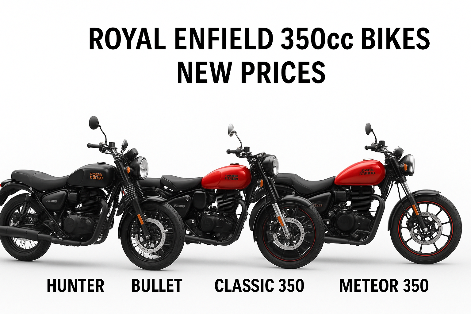 Royal Enfield 350cc Bikes New Prices 2025