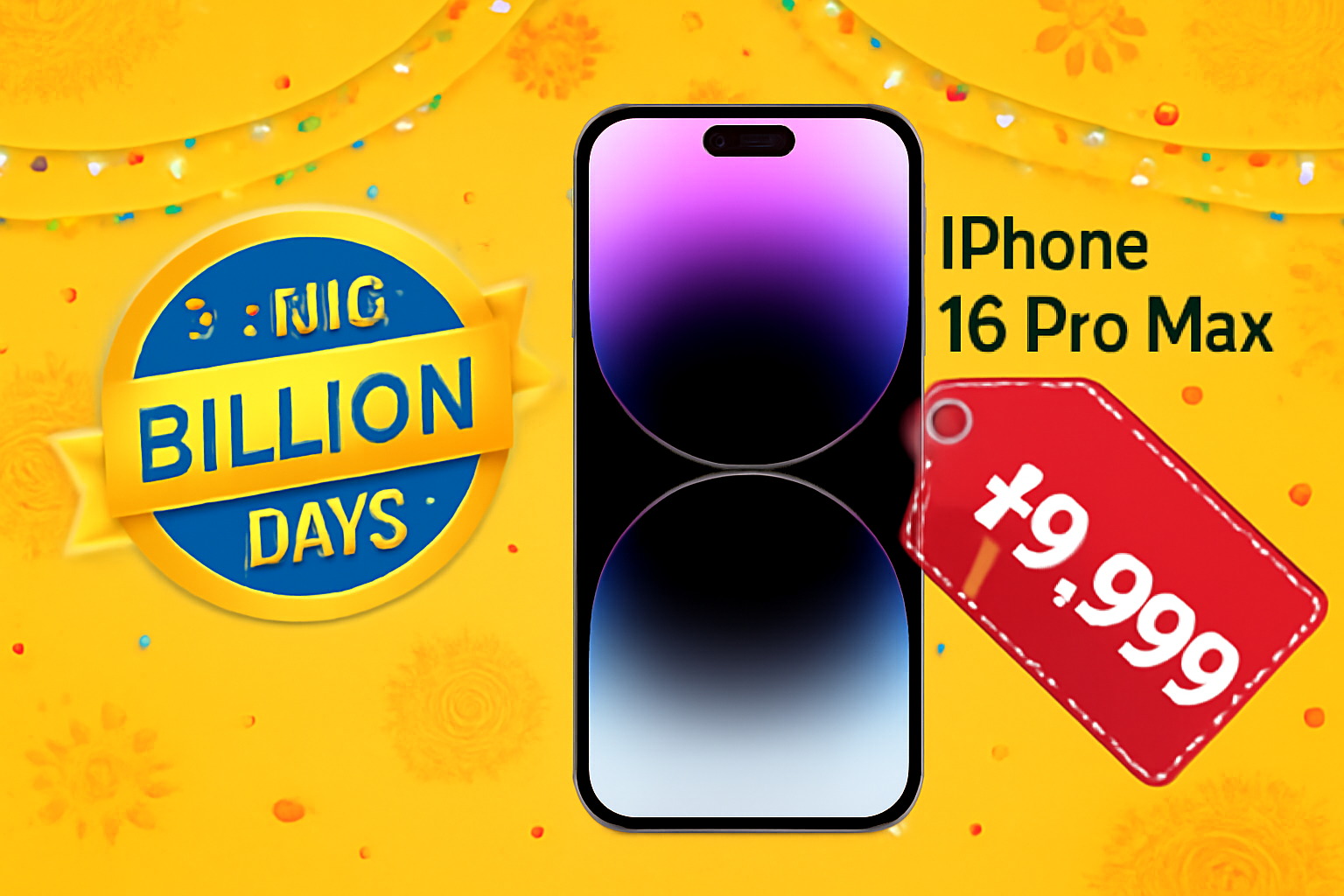 Flipkart Big Billion Days Sale 2025 iPhone 16 Pro Max