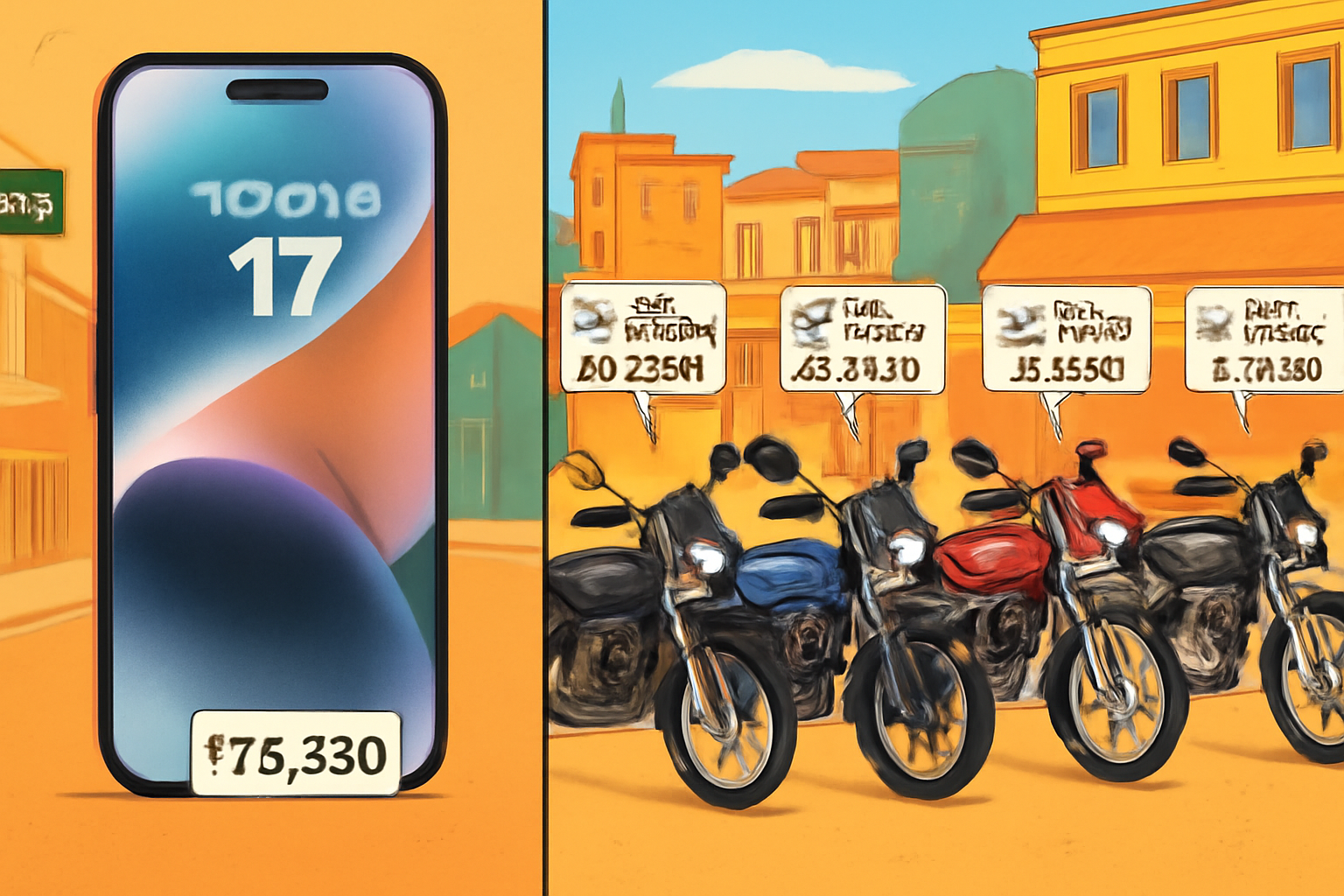 "Which Top Mileage Bikes Can You Buy at the Price of iPhone 17"