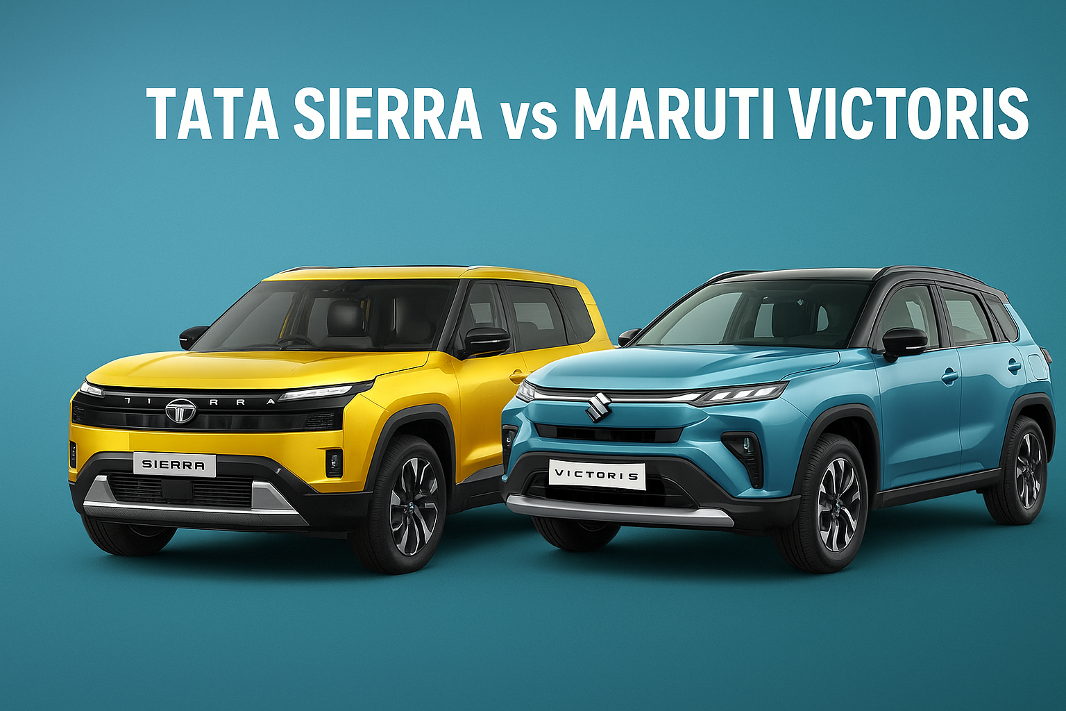 Tata Sierra vs Maruti Victoris