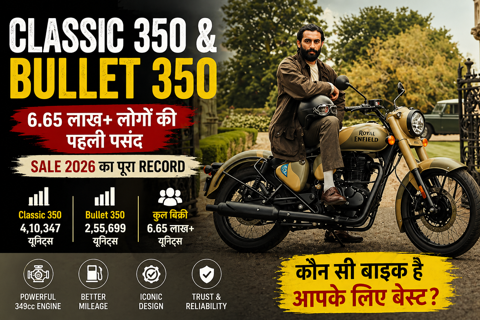 Royal Enfield adventure bike off road riding in mountains with luggage touring setup