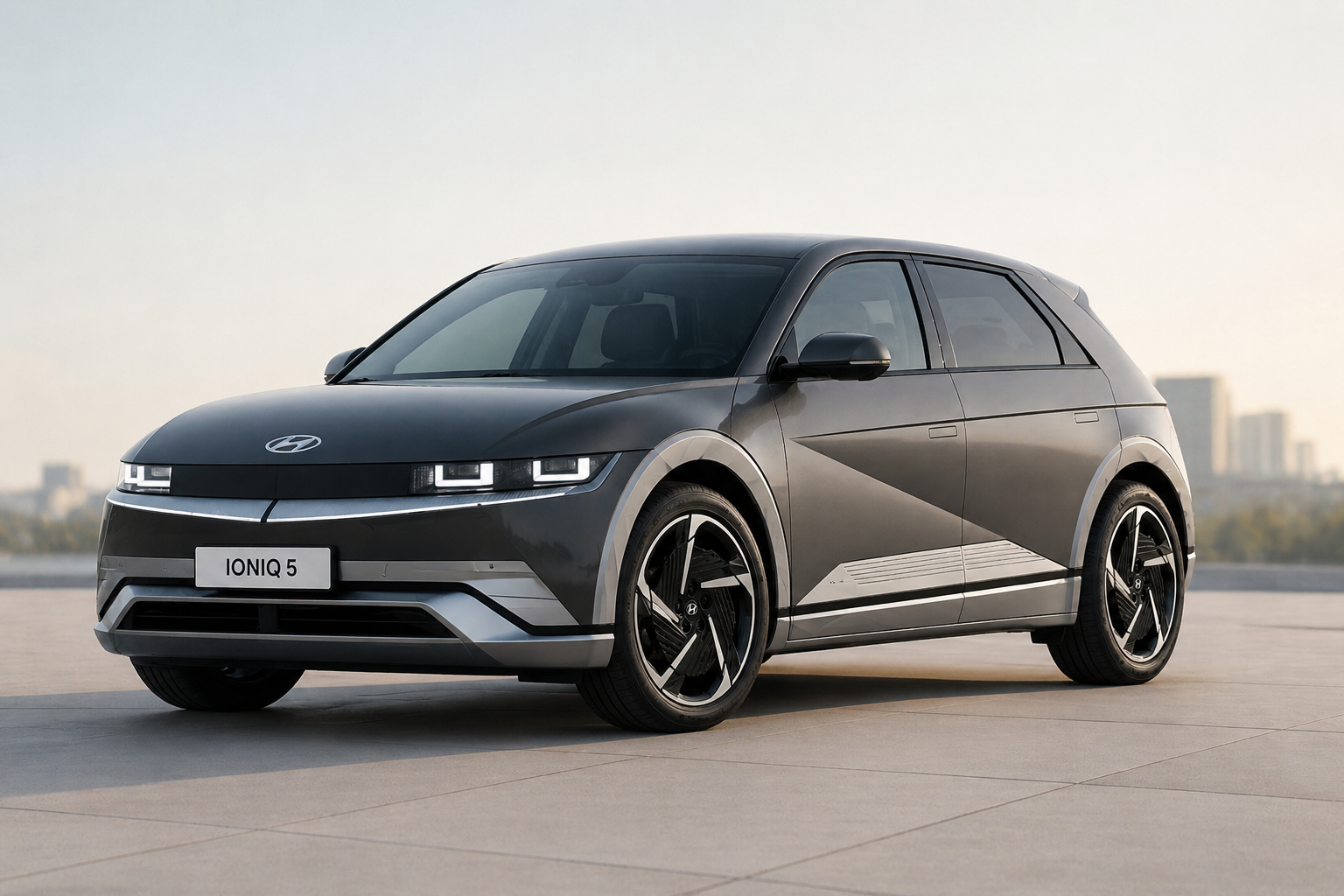 Hyundai IONIQ 5 2026 fast charging port close up image with advanced EV technology