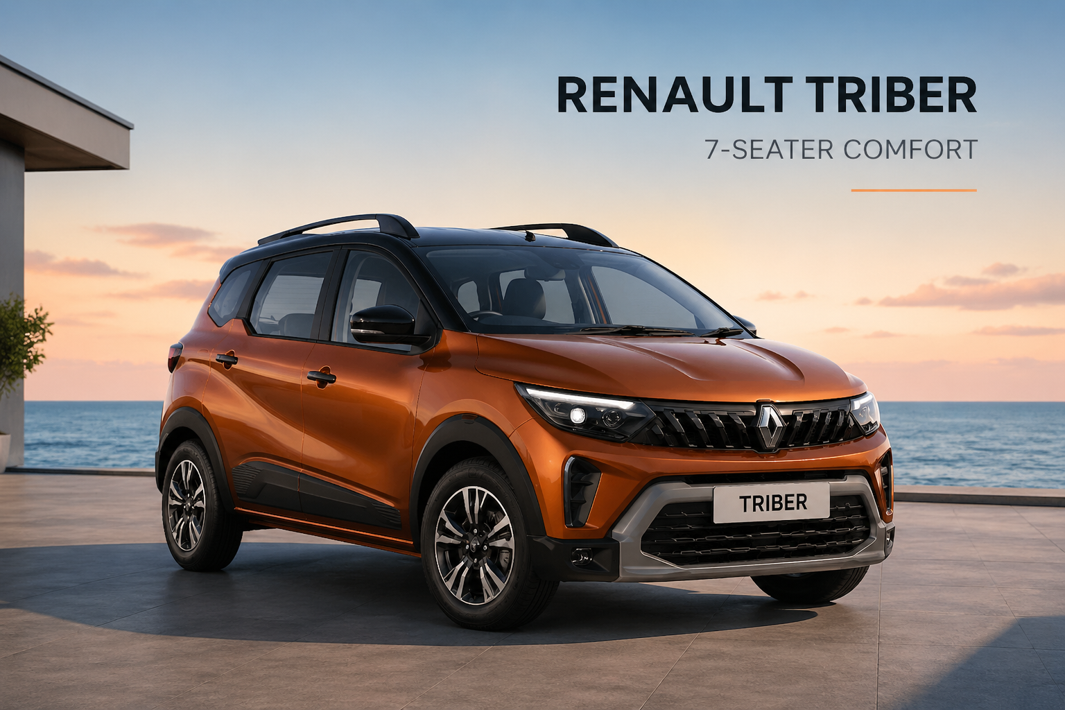 2026 Renault Triber facelift modern design and alloy wheels