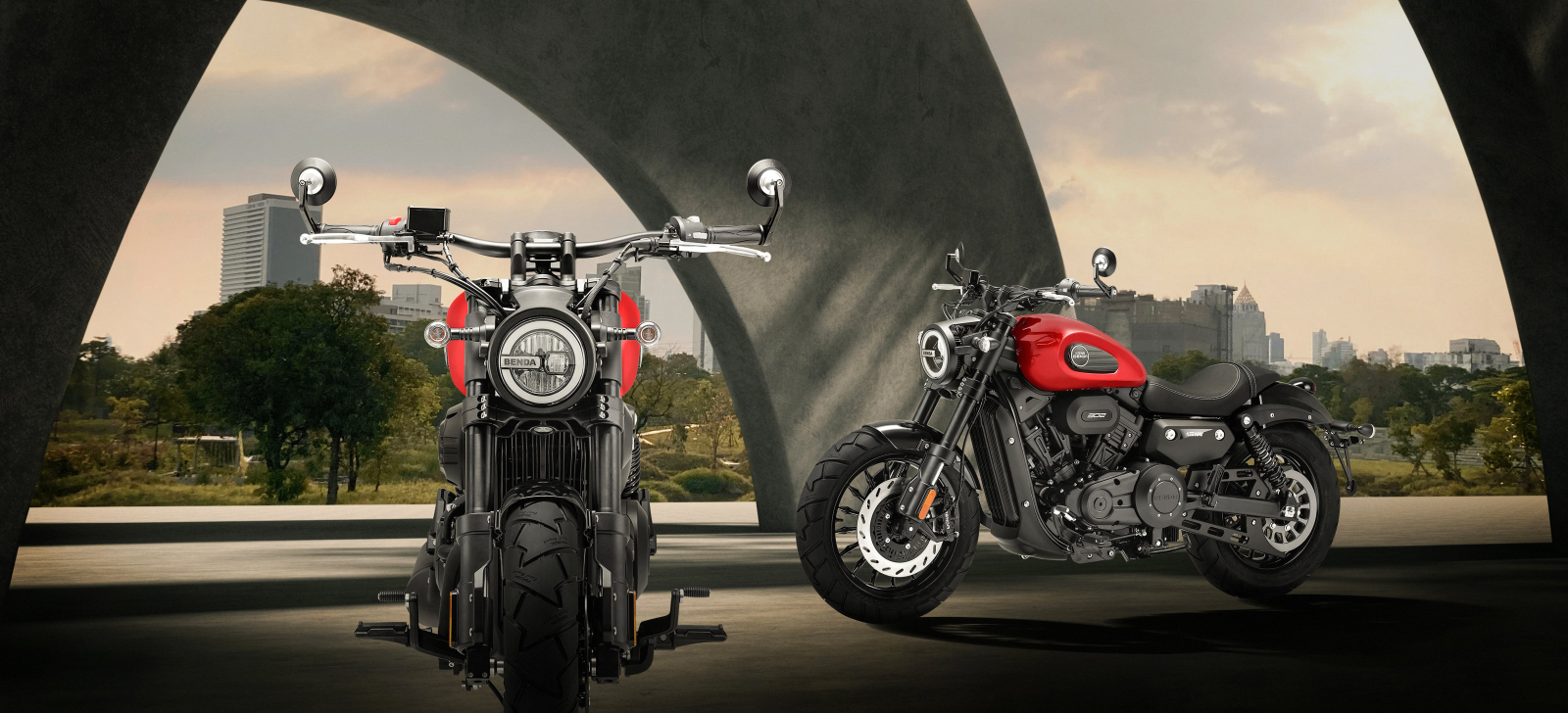 Keeway V302C 2026 front side view