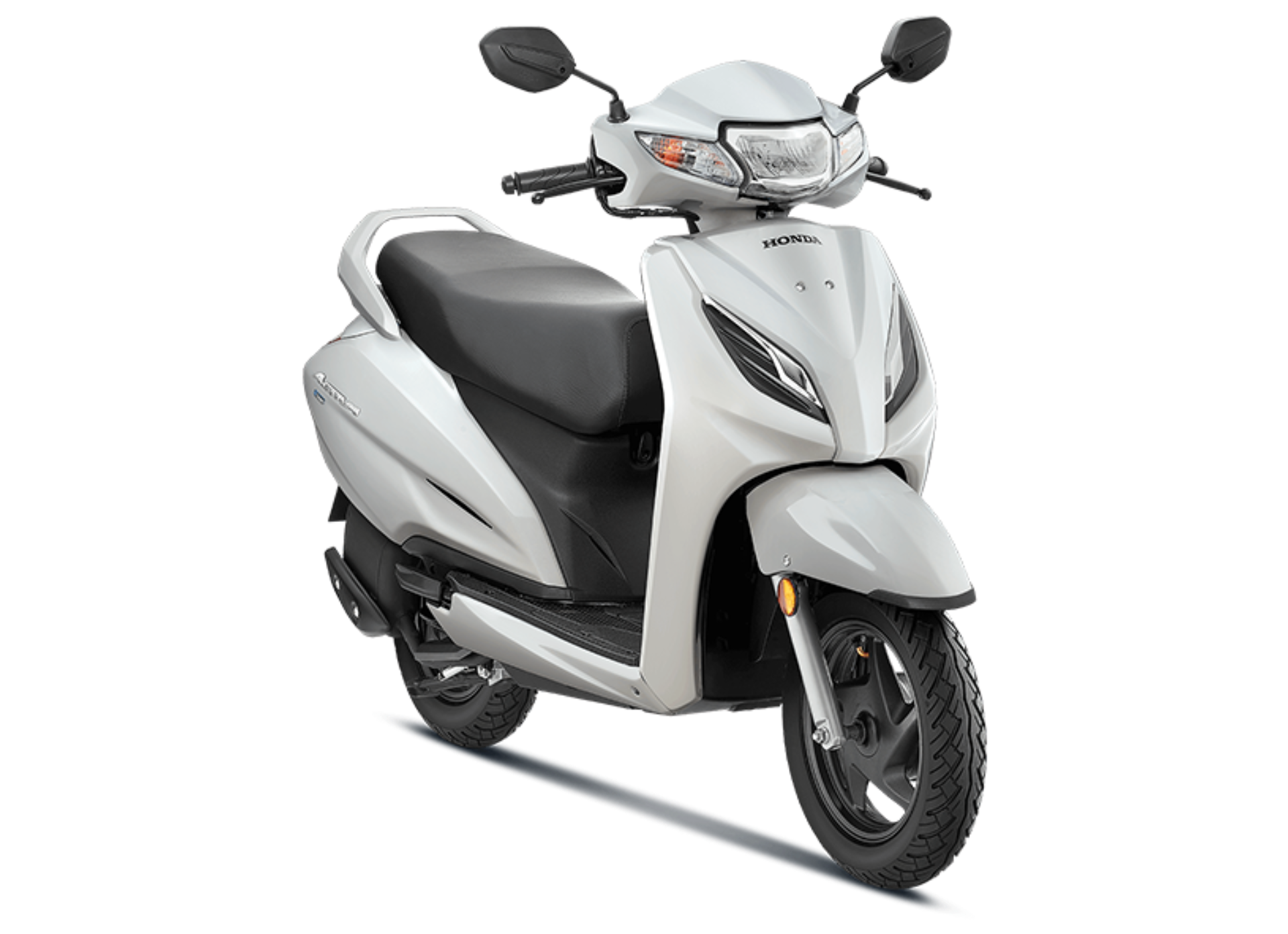 Honda Activa 110 specifications page with scooter image and detailed specs layout
