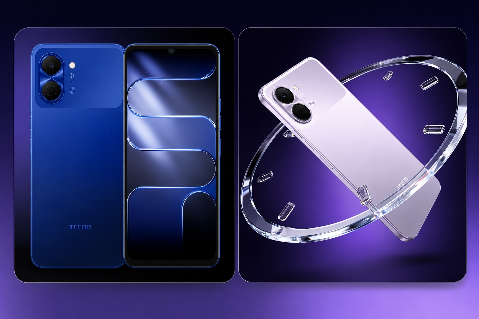 Tecno Spark Go 3 stylish rear and front look feature image