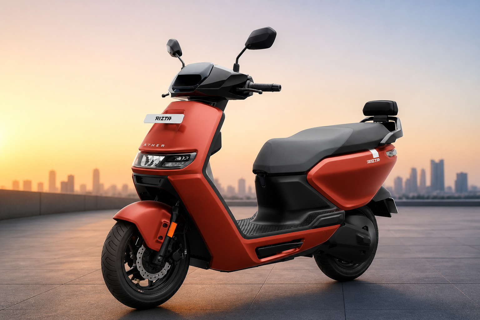 Ather सबसे सस्ता इलेक्ट्रिक स्कूटर ग्रे कलर मॉडल 2026 – बजट EV लॉन्च