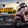 TVS iQube S 4.7kWh electric scooter feature image with 175KM range and premium design