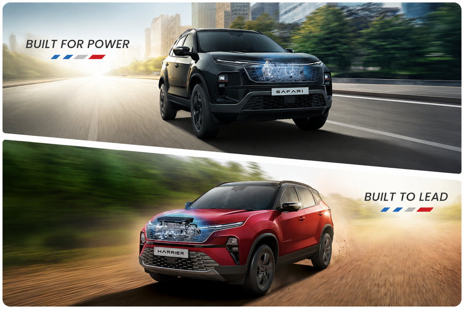 Tata Harrier Safari Red Dark Diesel Edition Launch premium SUV feature image