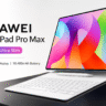 Huawei MatePad Pro Max ultra slim tablet feature image with OLED display and 10400mAh battery